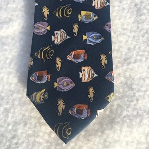 Mark, Fire, Strike silk tie